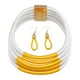 thumbnail image 4 of Joyas Africanas Collar Dispositivos Gargantilla Para Aniversario Nupcial Boda Fiesta Blanco, 4 of 5