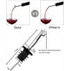 thumbnail image 2 of 4 boquillas vertedoras de vino de acero inoxidable con tapa, 2 of 6