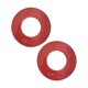 thumbnail image 3 of 2 Discos De Pesas Fraccionadas Codificados Por Colores Para Entrenamiento De Fuerza, Portátiles, Rojos, 0,75 Lb, 3 of 5