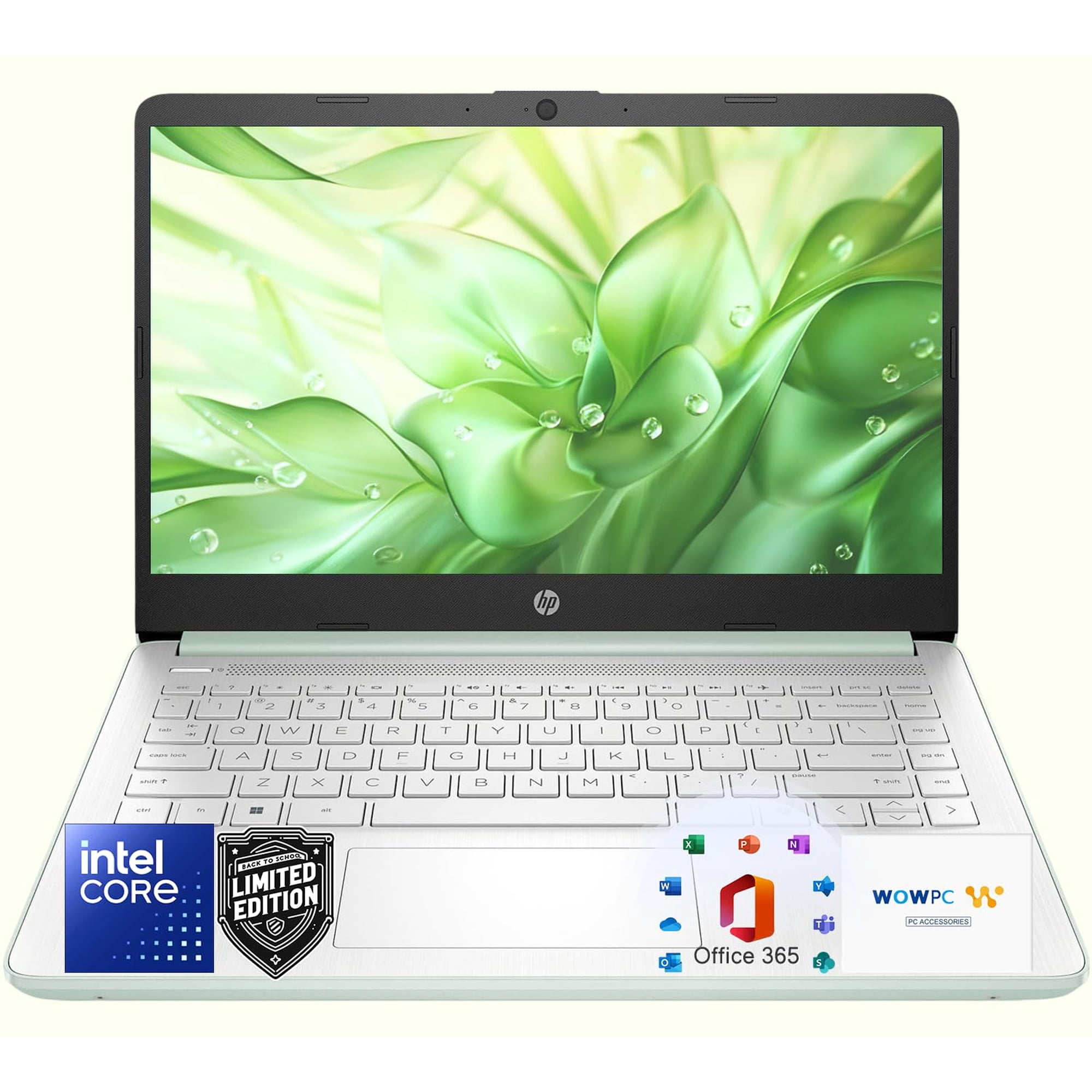 Laptop Hp De 14 Pulgadas, Intel, 4 Núcleos, 4 Gb De Ram, 128 Gb, Ssd, Color Verde Sauce