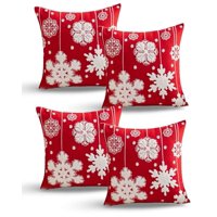 Genérico - Pack De 4 Fundas De Cojin Para Navidad K17