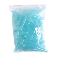 Magideal - Tubos Florales Para Flores, Tapas De Goma Pequeñas Para Rosas, Tubo Transparente De Un Solo Para Decoración Floral, Tubos Florales Para Pasteles 7 Cm 100 Piezas