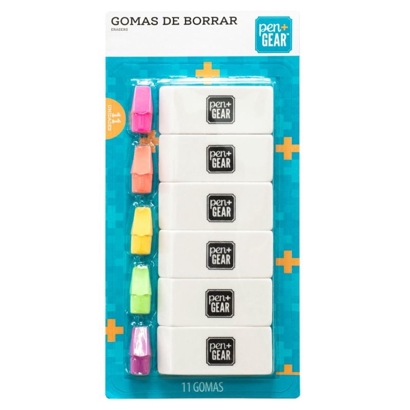 6 Gomas Blancas & 5 Goma Para Lapiz Pen&Gear