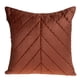thumbnail image 1 of Cojín Tobyn Burnt Orange Velvet de la colección Parkland, 1 of 1