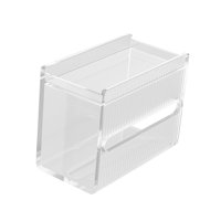 Magideal - Caja De Pañuelos Acrílica, Caja De Almacenamiento De Papel Higiénico, Dispensador De Toallas De Papel, Portarrollos De Papel, Organizador De Pañuelos