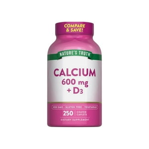 Nature´S Truth - Calcio 600 Mg + Vitamina D3 250 Capsulas - Natures Truth