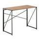 thumbnail image 1 of Mesa Escritorio Plegable de Metal y Madera Roble Oscuro 100x50x75 cm, 1 of 4
