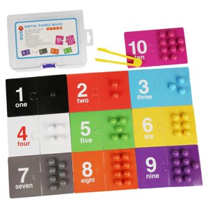 Magideal - Juguetes De Clasificación De Colores, Juguetes A Juego Con Cuentas, Juguetes De Actividades Motoras Para Niños En Clase