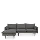 thumbnail image 1 of Seccional Chaise Izq Sunderland Gris Oscuro, 1 of 4