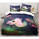 thumbnail image 3 of Cute kawaii axolotl art Christmas Navidad gift King twin double child customized bedding set duvet cover with pillowcase 3 piece, 3 of 5