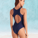 thumbnail image 4 of Traje De Baño Reversible Print Blue Control De Abdomen Chamela, 4 of 4