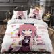 thumbnail image 1 of Ichisato Goto Themed Bedding Set | 1 Duvet Cover and 2 Pillowcases Soft and Comfortable, 1 of 5