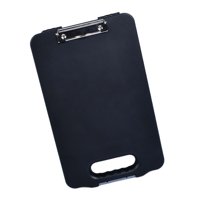 Ioensy - Portapapeles Con Tablero De Escritura De Almacenamiento, Carpeta De Papel A4 Para El Trabajo, El Hogar, El Aula, Negro