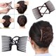 thumbnail image 2 of Xiao Hua clip de Cabello de Doble Peine Elástico de 6 Piezas con Elasticidad Ajustable, sin Pliegues en el Cabello, 2 of 4