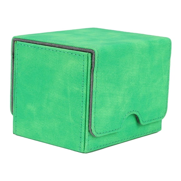 Trading Cards Deck Box Forro Suave Para Ccg TCG Sport Game Cards Display Verde