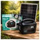 thumbnail image 1 of Kit De Generador Solar Portátil Con Linterna Led 3 Bombillas, 1 of 4