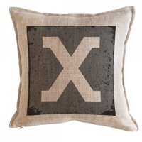 Tuyo Print - Cojín Letra Fondo Gris X 45X45