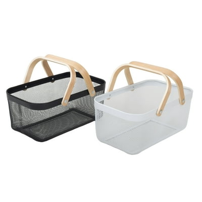 Canasto Metal, Madera  Mainstays