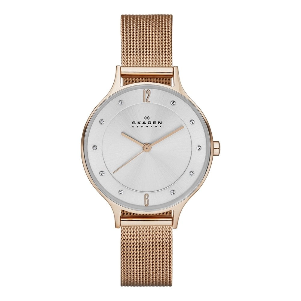 Reloj Skagen Anita Lille Skw2151 Para Mujer En Oro Rosa