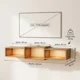 thumbnail image 4 of Rack Tv Flotante 120x28x15cm Con Luz Variable Pasacables Negro, 4 of 8