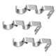 thumbnail image 3 of Juego De 3 Soportes De Pared Para Barra De Cortina De Metal Ajustable, Color Plateado, 3 of 3