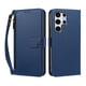 thumbnail image 1 of Funda Tipo Billetera para samsung galaxy S25 Ultra con Soporte y Bolsillo con Cierre Azul profundo, 1 of 1
