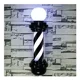 thumbnail image 2 of Poste Barberia Clasica Grande 88cm Polen Blanco Negro Luz, 2 of 3