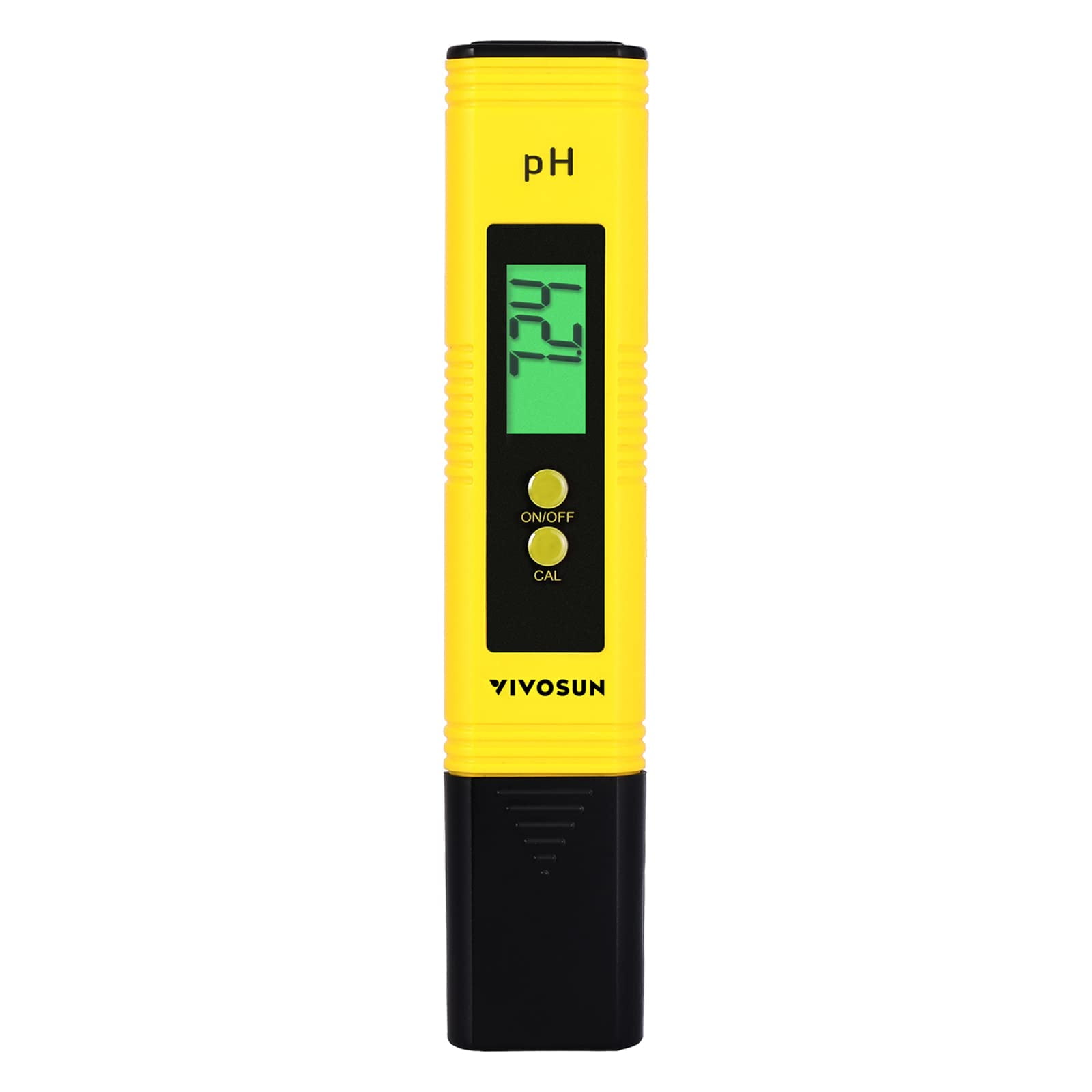 Medidor De Ph Vivosun Digital De 0,01 Ph De Alta Precisión, Tipo Bolígrafo Amarillo