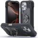 thumbnail image 1 of Funda para Apple iPhone 16 Pro Max de 6.9 Pulgadas con Soporte de Doble Anillo, Soporte Giratorio de 360°, PC+silicona, Cubierta de Teléfono a Prueba de Golpes de Grado Militar de Alta Resistencia,, 1 of 6