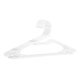 thumbnail image 1 of Paquete de 10 perchas con gancho, perchas de plástico para pantalones, perchas duraderas que ahorran espacio para ropa, armario, abrigos o camisas blancas, 1 of 6