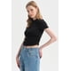 thumbnail image 2 of Polera Mujer Recogido Negro, 2 of 4