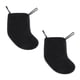 thumbnail image 1 of 2 piezas violín Chinrest almohadilla 1/2 1/4 algodón Chin Rest cubierta hombro violín para la práctica, negro (estilo 2), 1 of 3