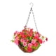 thumbnail image 4 of Cesta De Flores Artificiales Colgantes Decoración Planta Colgante Para Césped Balcón Patio Rosa, 4 of 5