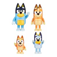 Total E-Commerce - Juguete Set 4 Figuras Articuladas Bluey Y Su Familia Infantil