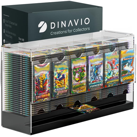 Dispensador Booster Pack Dinavio Crafthouse de 6 ranuras con base negra