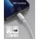 thumbnail image 4 of Cable USB C a Lightning Anker de nailon [3 m] para iPhone, color plateado, 4 of 7