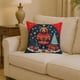 thumbnail image 2 of Almohada decorativa Caroline's Treasures Bear Christmas 14x14 cm, 2 of 7