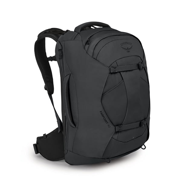 Mochila de viaje Osprey Farpoint 40L para hombre Tunnel Vision Grey | Lider