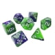 thumbnail image 2 of Dados Acrílicos D20 D10 D4 Juego De Dados Juego De Mesa Verde, 2 of 5