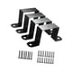 thumbnail image 2 of 4x Post Post clips soportes de estaca de cubierta versátiles versátiles fáciles de instalar pesado resistente con sujetadores de hardware de tornillo, 2 of 5