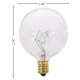 thumbnail image 2 of Bombillas KOR G16.5 para candelabro decorativo, acabado transparente, 120 V, 2 of 6