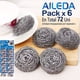 thumbnail image 1 of Aileda Esponja Acero 15 Grs X 12 Unidades Virutilla Esponja De Acero Para Olla Y Cocina （En total 72 Unidades）, 1 of 7