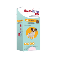 Bravecto 1M Perro 2 - 4.5 Kg X 1 Comprimido
