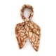 thumbnail image 1 of Pañuelo tipo seda 70 x 70 estampado print leopardo beige Talla Única, 1 of 4