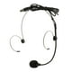 thumbnail image 2 of Gancho Para La Oreja Doble Auriculares Con Cable Micrófono De Diadema Negro XLR 3Pin, 2 of 3
