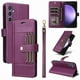 thumbnail image 4 of FOXDOCK Funda tipo Cartera para Samsung Galaxy S24 Plus – Cubierta de Cuero PU con Múltiples Ranuras, Bolsillo para Efectivo y Correa de Muñeca, 4 of 6