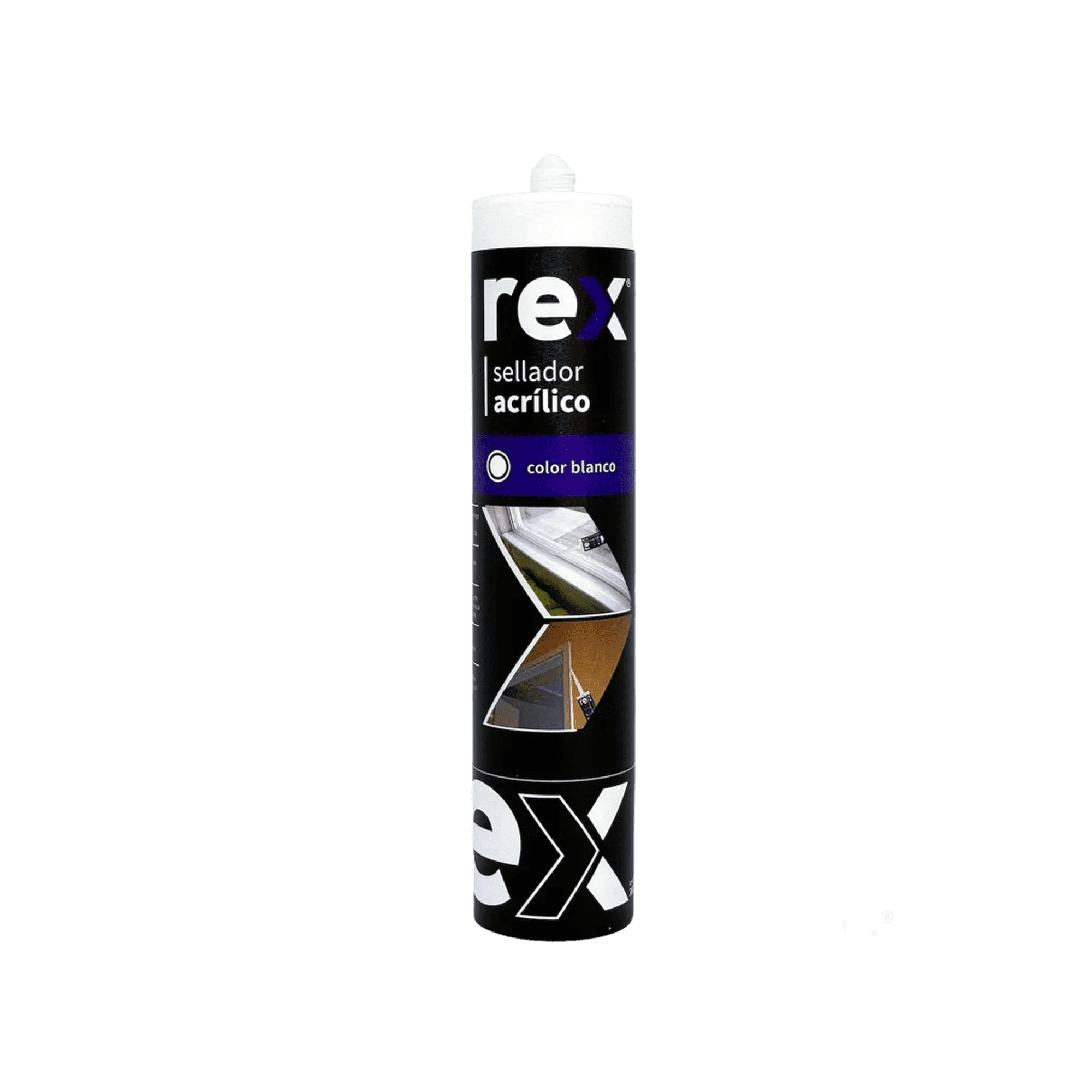 Sellador Acrilico Anti-hongo Color Blanco 300ml Rex