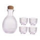 thumbnail image 1 of Juego De Tetera Para Sake, Transparente, única, Multifuncional, Regalo De Cumpleaños, 1 Botella De Sake, 4 Tazas, Estilo A, 1 of 5