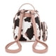 thumbnail image 5 of Mochila Montana West Wrangler Mini con estampado de vaca rosa WG133-8600PK, 5 of 6