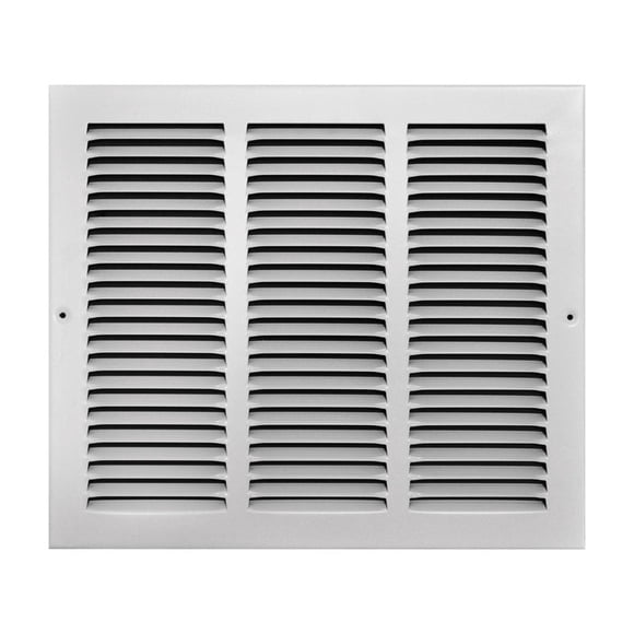 Return Air Grille Tru Aire 35,56 cm de alto x 30,48 cm de ancho, 1 vía, blanca